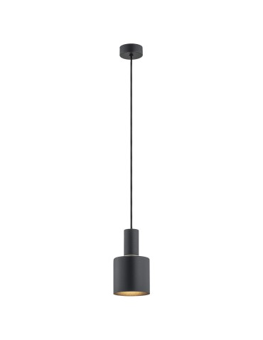 Argon SINES pendant lamp 1 pł. 1x15W (max) black structure brass elements 4219