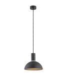 Single pendant lamps - Argon SINES pendant lamp 1 pł. 1x15W (max) black structure brass elements 4222 - product 1