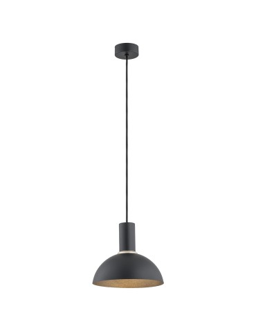 Argon SINES pendant lamp 1 pł. 1x15W (max) black structure brass elements 4222