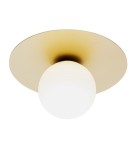 Ceiling lamps spheres - Argon SPELLO plafond 1 fl. 1x7W (max) opal matt gold 8262 - product 1