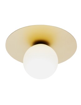 Argon SPELLO plafon 1 pł. 1x7W (max) opal mat złoty 8262