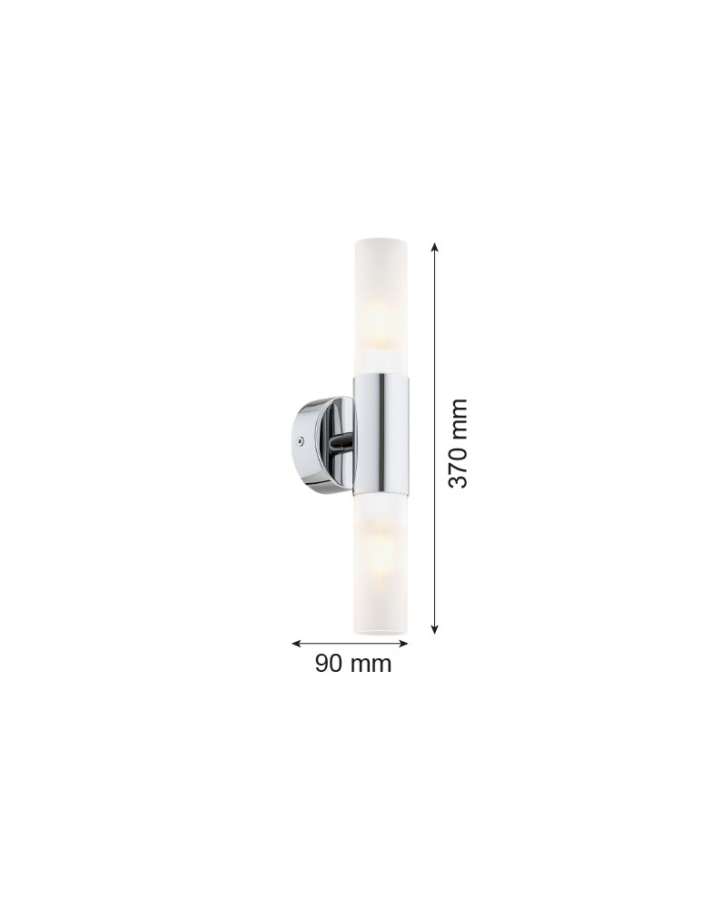 Double wall lamps - Argon TAYLOR 7204 glass, chrome-plated steel - product kolory-swiatla.pl 6