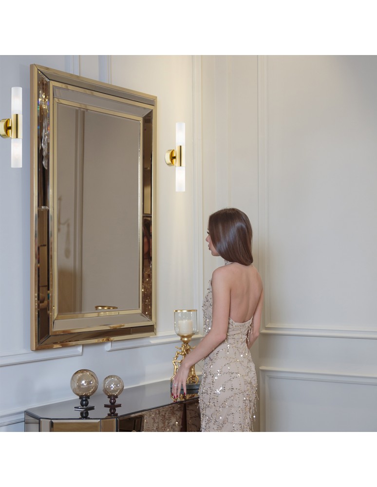 Double wall lamps - Argon TAYLOR 7205 glass, brass steel - product kolory-swiatla.pl 3