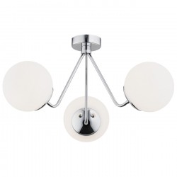 Argon TOMAR żyrandol 3 pł. 3x15W (max) opal mat chrom 1477