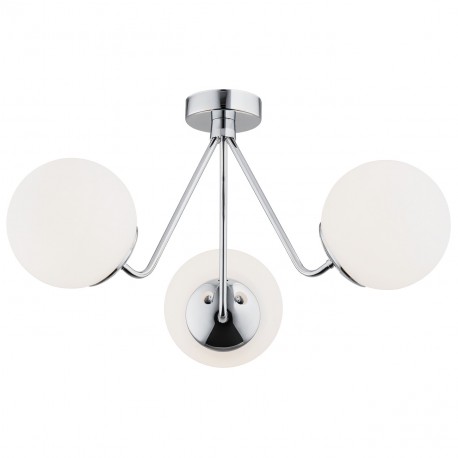 Argon TOMAR żyrandol 3 pł. 3x15W (max) opal mat chrom 1477