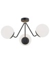 Argon TOMAR 3 fl. chandelier 3x15W (max) opal mat black structure 1478