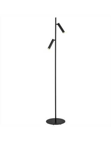 Argon TORRE 2 fl. floor lamp 2x6W LED (max) black structure 7082