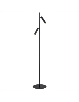 Argon TORRE lampa podłogowa 2 pł. 2x6W LED (max) czarny struktura 7082
