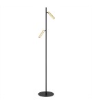 Floor lamps for reading - Argon TORRE 2 fl. floor lamp 2x6W LED (max) black structure brass 7083 - product 2