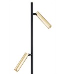 Floor lamps for reading - Argon TORRE 2 fl. floor lamp 2x6W LED (max) black structure brass 7083 - product 3