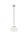 Argon TRINI pendant lamp 1 pł. S 1x15W (max) opal mat brass elements 4352