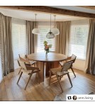 Single pendant lamps - Argon TRINI pendant lamp 1 pł. L 1x15W (max) opal mat brass elements 4317 - product 2