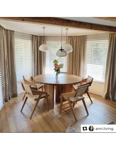 Argon TRINI pendant lamp 1 pł. L 1x15W (max) opal mat brass elements 4317 - product 2