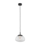 Argon TRINI lampa wisząca 1 pł. S 1x15W (max) transparentny czarny mat 4331