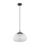 Argon TRINI lampa wisząca 1 pł. M 1x15W (max) transparentny czarny mat 4332
