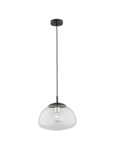 Argon TRINI pendant lamp 1 pł. M 1x15W (max) transparent mat black 4332