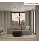 Single pendant lamps - Argon TRINI pendant lamp 1 pł. M 1x15W (max) transparent mat black 4332 - product 3