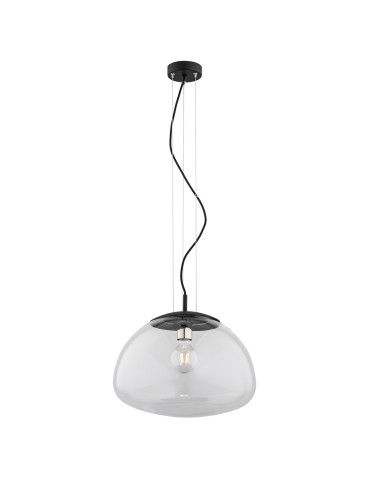 Argon TRINI 1-light pendant lamp L 1x15W (max) transparent matte black 4351