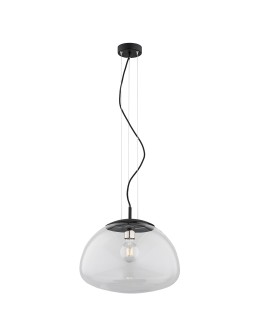 Argon TRINI lampa wisząca 1 pł. L 1x15W (max) transparentny czarny mat 4351