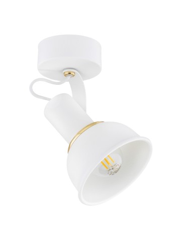 Argon TWIST wall lamp 1 pł. 1x7W (max) white structure brass elements 4899 - product 2