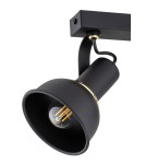 Adjustable ceiling lamps - spots - Argon TWIST plafond 2 fl. 2x7W (max) black structure brass elements 7037 - product 3