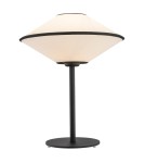 Table lamps - Argon TROY 1-fl. table lamp 1x15W (max) beige with black stitching black structure 4284 - product 1