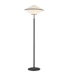 Floor lamps - Argon TROY floor lamp 1 pł. 1x15W (max) beige with black stitching black structure 4283 - product 1