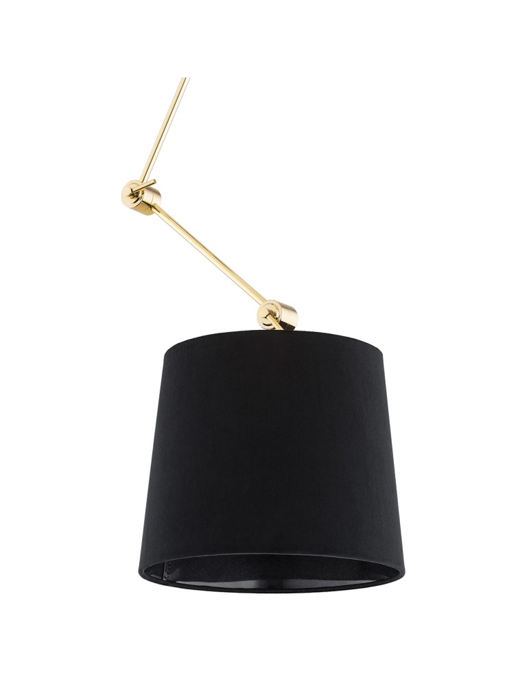 Pendant lamps with adjustable height - Argon ZAKYNTOS PLUS 1 fl. pendant lamp 1x15W (max) black brass 4896 - product kolory-swiatla.pl 4