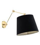 Cantilever wall lamps - Argon ZAKYNTOS PLUS wall lamp 1 pł. 1x15W (max) black brass 4898 - product 1