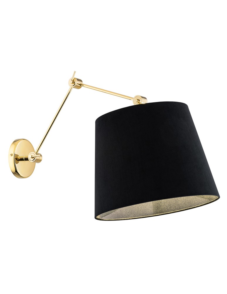 Cantilever wall lamps - Argon ZAKYNTOS PLUS wall lamp 1 pł. 1x15W (max) black brass 4898 - product kolory-swiatla.pl 1