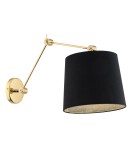 Cantilever wall lamps - Argon ZAKYNTOS PLUS wall lamp 1 pł. 1x15W (max) black brass 4898 - product 2
