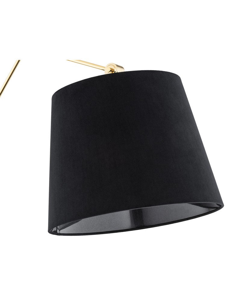 Cantilever wall lamps - Argon ZAKYNTOS PLUS wall lamp 1 pł. 1x15W (max) black brass 4898 - product kolory-swiatla.pl 3
