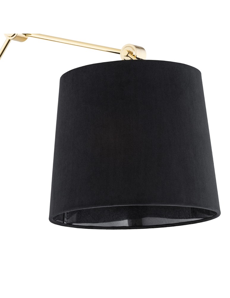 Cantilever wall lamps - Argon ZAKYNTOS PLUS wall lamp 1 pł. 1x15W (max) black brass 4898 - product kolory-swiatla.pl 4