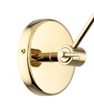 Cantilever wall lamps - Argon ZAKYNTOS PLUS wall lamp 1 pł. 1x15W (max) black brass 4898 - product 5