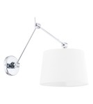 Cantilever wall lamps - Argon ZAKYNTOS wall lamp 1 pł. 1x15W (max) white chrome 3545 - product 1