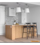 Pendant lamps with adjustable height - Argon ZAKYNTOS 1-fl. pendant lamp 1x15W (max) white chrome 3548 - product 2