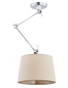 Argon ZAKYNTOS 1 fl. pendant lamp 1x15W (max) beige chrome 3549