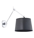 Cantilever wall lamps - Argon ZAKYNTOS wall lamp 1 pł. 1x15W (max) black chrome 3547 - product 1
