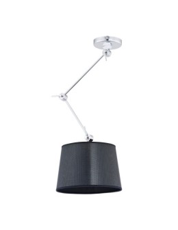 Argon ZAKYNTOS lampa wisząca 1 pł. 1x15W (max) czarny chrom 3550 - produkt 2