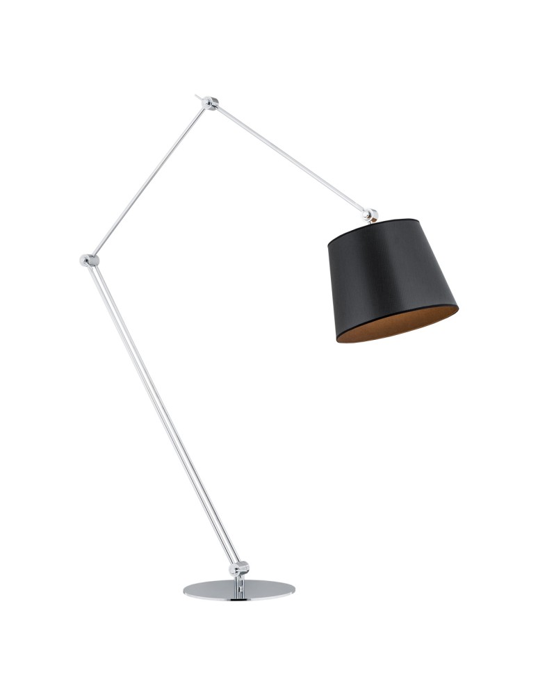 Broken floor lamps - Argon ZAKYNTOS BIS floor lamp 1 pł. 1x15W (max) black chrome 3952 - product kolory-swiatla.pl 1