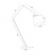 Argon ZAKYNTOS BIS lampa podłogowa 1 pł. 1x15W (max) czarny chrom 3952