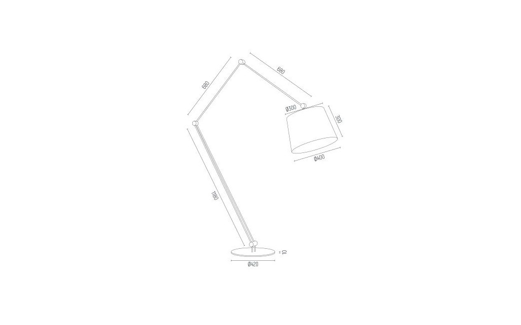 Argon ZAKYNTOS BIS lampa podłogowa 1 pł. 1x15W (max) czarny chrom 3952