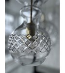 Single pendant lamps - Argon BILBAO 1 fl. pendant lamp 1x15W (max) transparent brass 4204 - product 2