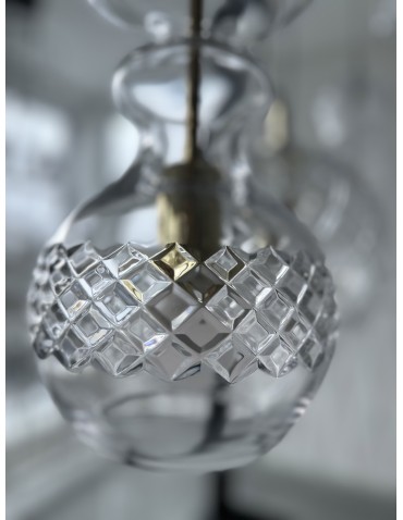 Argon BILBAO lampa wisząca 1 pł. 1x15W (max) transparentny mosiądz 4204 - produkt 2