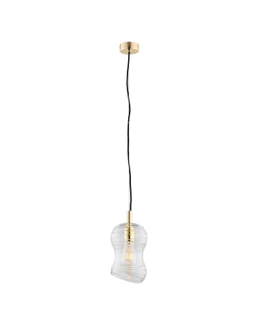 Argon DEPORTIVO 1 fl. pendant lamp 1x15W (max) transparent brass 4742