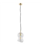 Single pendant lamps - Argon DEPORTIVO 1 fl. pendant lamp 1x15W (max) transparent brass 4742 - product 2