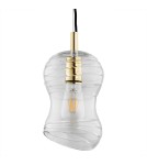 Single pendant lamps - Argon DEPORTIVO 1 fl. pendant lamp 1x15W (max) transparent brass 4742 - product 3