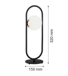 Argon SALERNO kinkiet 1 pł. 1x15W (max) transparentny mosiądz 8046