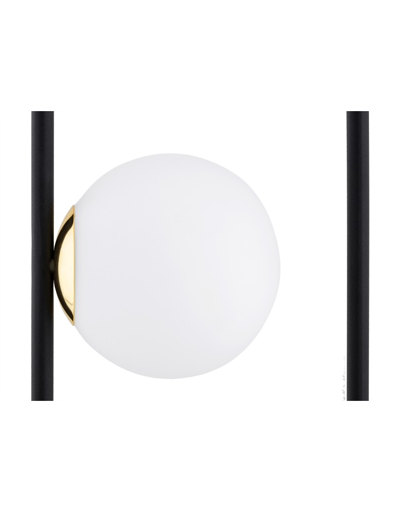 Single pendant lamps - Argon SALERNO 1 fl. pendant lamp 1x15W (max) transparent brass 8038 - product kolory-swiatla.pl 5