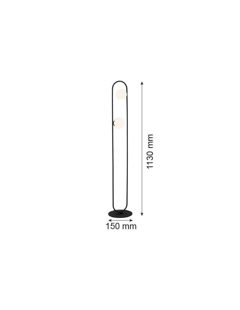 Single pendant lamps - Argon SALERNO 1 fl. pendant lamp 1x15W (max) transparent brass 8038 - product kolory-swiatla.pl 7